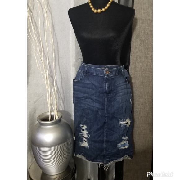 Lane Bryant Dresses & Skirts - Denim Skirt